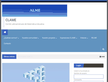 Tablet Screenshot of clame.org.mx